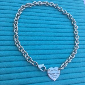 Tiffany & Co. Heart tag choker necklace